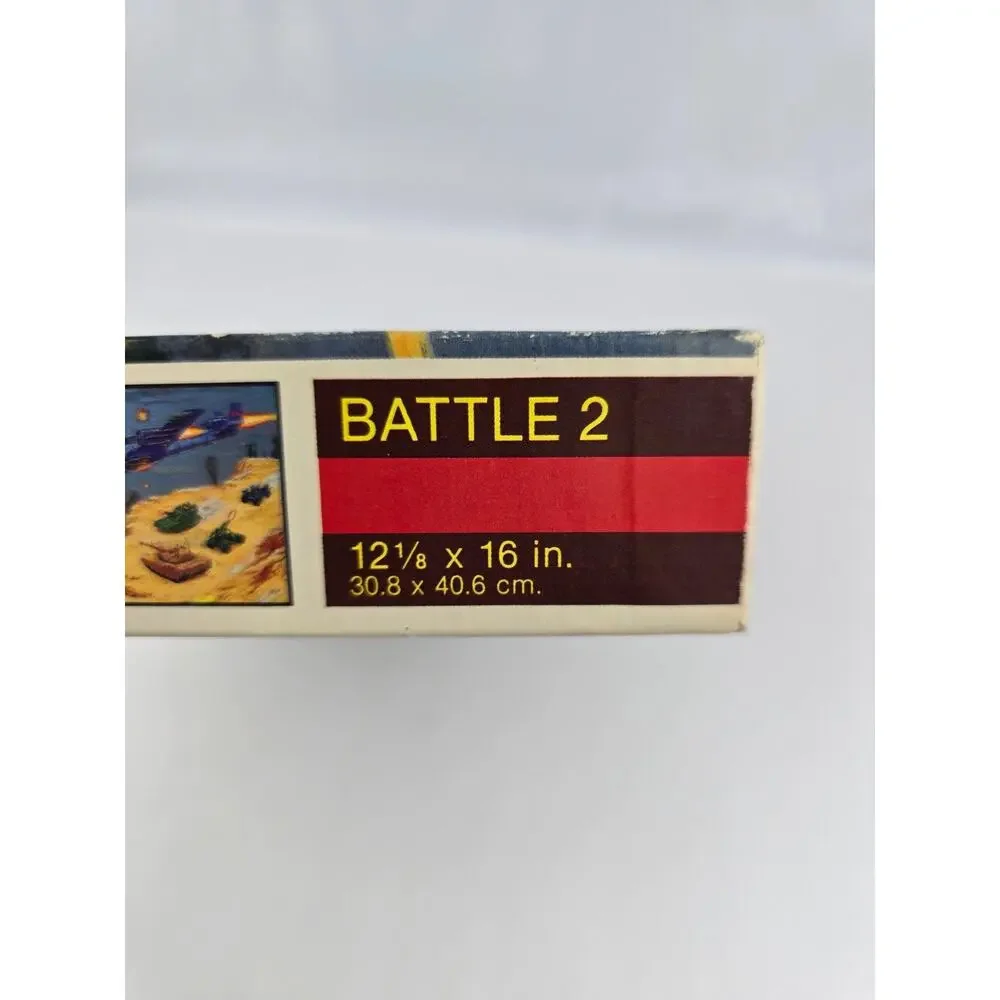 1985 GI Joe Milton Bradley Mural Puzzle Battle #2 221 pc. New Sealed
